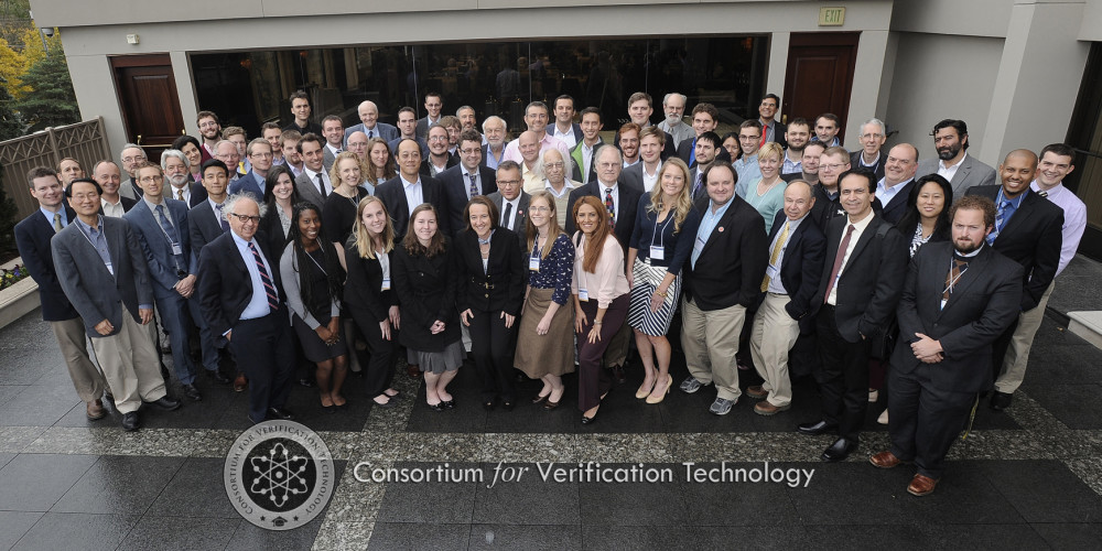 Attendees at the 2015 CVT Workshop pose for a group photo on October 15, 2015.