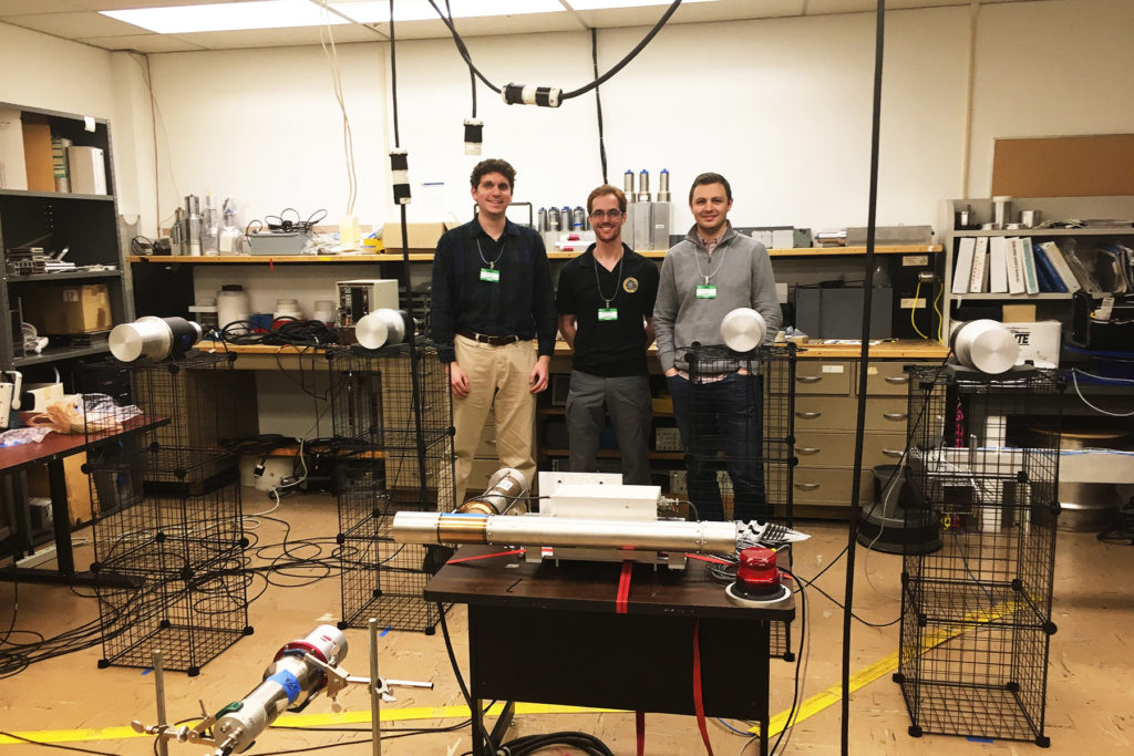 Marc Ruch, Mark Norsworthy, and Michael Hamel in Oak Ridge National Laboratory