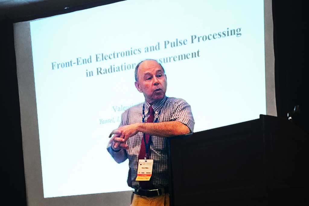 David Wehe teaches a Radiation Detection Short Course at the IEEE Nuclear Science Symposium, November 2015.